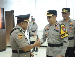 Polres Gresik Gelar Sertijab, Wakapolres Tekankan Profesionalisme dan Dedikasi Pelayanan